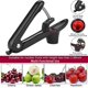 thumbnail image 2 of Cherry Pitter - Heavy-Duty Olive and Cherry Pitters Corer Tool with Space-Saving Lock Design, Multi-Function Cherries Stoner Seed Remover Tool(Black), 2 of 4