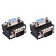thumbnail image 1 of 2X 15 Vga Macho A Hembra M / F Adaptador de Angulo Recto, 1 of 5