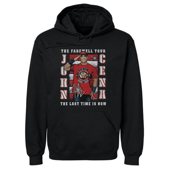 Men's 500 Level Black John Cena Farewell Tour 2025 Pullover Hoodie
