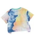 thumbnail image 2 of XUELUO Toddler Boys Athletic Shirts Summer Cotton Gradient Print Round Neck Short Sleeve Loose Tshirts Outwear,Green,3-4 Years, 2 of 9