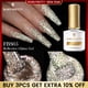 thumbnail image 2 of BORN PRETTY 7ML Reflective Glitter Gel Holographic Silver Sparkle Sequins Gel Polish UV LED Semi Permanent Soak Off Nail Gel Gong Bohan LED, 2 of 2