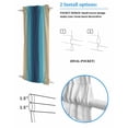 thumbnail image 3 of Blue Teal Yellow Ombre Blackout Curtains, French Door Curtains for Door Window, Farmhouse Modern Gradient Art Privacy Drapery for Patio/Sidelight Doors, 1 Panel with Tieback, 54 x 72 Inches, 3 of 6