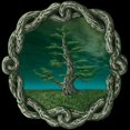thumbnail image 3 of CafePress - Celtic Knot Tree Women's Dark Pajamas - Women's Short Sleeve Print T-Shirt and Pants Dark Cotton Pajama Set, 3 of 7