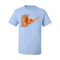 thumbnail image 2 of Wild Bobby, Mythical Fiery Phoenix, Pop Culture, Men Graphic Tees, Light Blue, Large, 2 of 3
