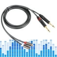 thumbnail image 1 of To 6.35mm Adapter Cable,  Contact Performance Audio Cable  For Power  For Headphone  For Mixer Camera, 1 of 8