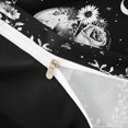 thumbnail image 5 of Homewish Sugar Skull Twin Duvet Cover, Celestial Stars Twin Bedding, Black White, Black Reversible 2 Pieces, 1 Duvet Cover and 1 Pillowcase, 5 of 7