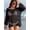 03 Black, variant on Swimsuit Coverup for Women Crochet Long Sleeve Bikini Beach Cover Up Tops Summer Vacation Outfits