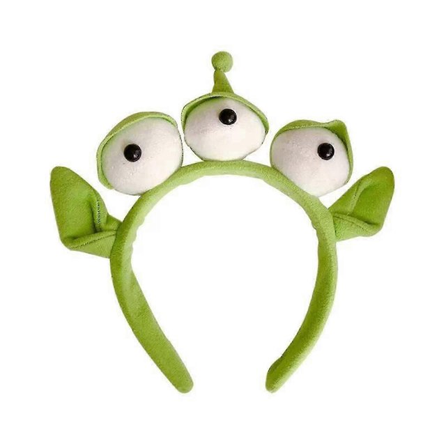 Alien Headband, Three-eyed Alien Monster Headband Headband Plush Cute Headband Headgear For Theme Party Girls And Kids, Bath Headband