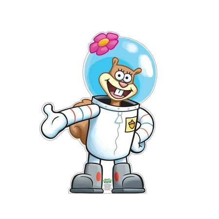 Cardboard People Sandy Cheeks Life Size Cardboard Cutout Standup - Spongebob Squarepants (TV Series)