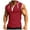 Red, variant on JTieacloth Mens Shirts Bulk Mens Gym Vest Vest Training Sleeveless Vest Heavy Summer Sport Fitness Hooded Vest For Men
