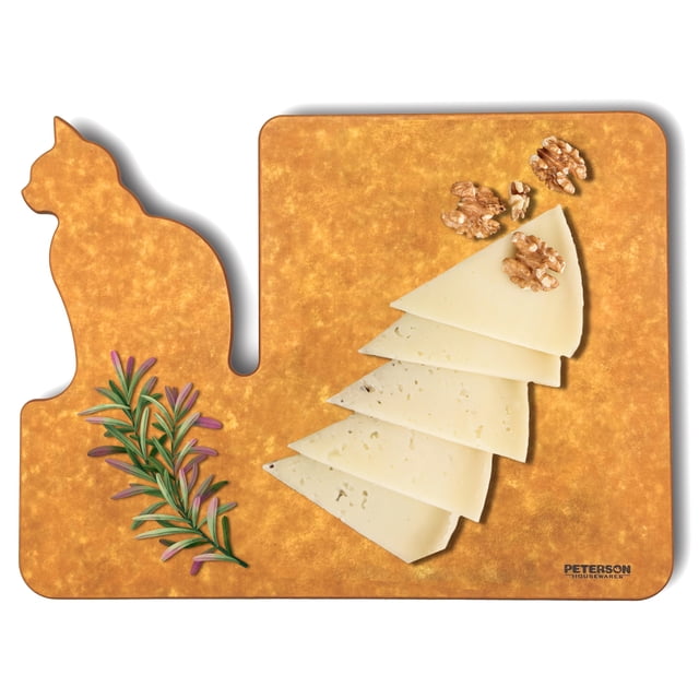 Cat-shaped Cheese Cutting Board – Eco-friendly Wood Fiber Design | Perfect Kitchen Gift For Christmas