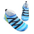thumbnail image 4 of Zapatos de agua para hombre que evitan resbalones, zapatos de playa para nadar de secado rápido y engrosados ​​para bucear, surfear, kayak, azul 42-43, 4 of 10