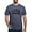 Heather Navy, variant on - Raven Native American Design T Shirt - Mens Tri-blend T-Shirt
