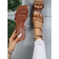 thumbnail image 6 of Women Minimalist Slide Sandals  Elegant Summer Flat Sandals, 6 of 7