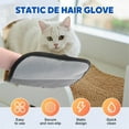 thumbnail image 2 of Pet Hair Remover Gloves, Electrostatic Pet Hair Removal, Washable Reusable Pet Grooming Gloves For Cat & Dog, 2 of 7