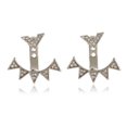 thumbnail image 1 of Aretes de personalidad Hojas Aretes de diamantes hermosos Malla irregular Wmkox8yi sjalhkljlk4129, 1 of 1