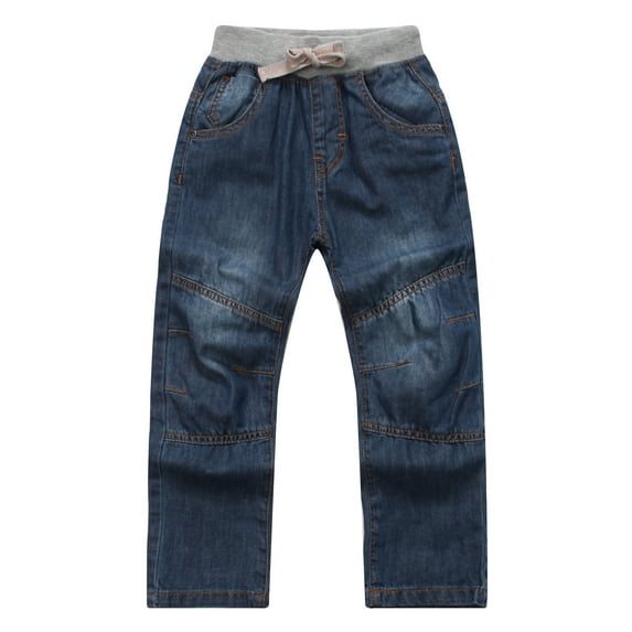 Richie House Boys' Jeans with Elastic Waistband RH0691