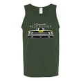 thumbnail image 2 of 1969 Plymouth Road Runner Hot Rod Racing | Mens Cars and Trucks Graphic Tank Top, Forest Green, Small, 2 of 4
