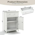 thumbnail image 2 of Canddidliike Free Standing Bathroom Storage Cabinet with Large Drawer, Bathroom Floor Cabinet for Entryway Storage, Home Office Furniture, 2 of 6