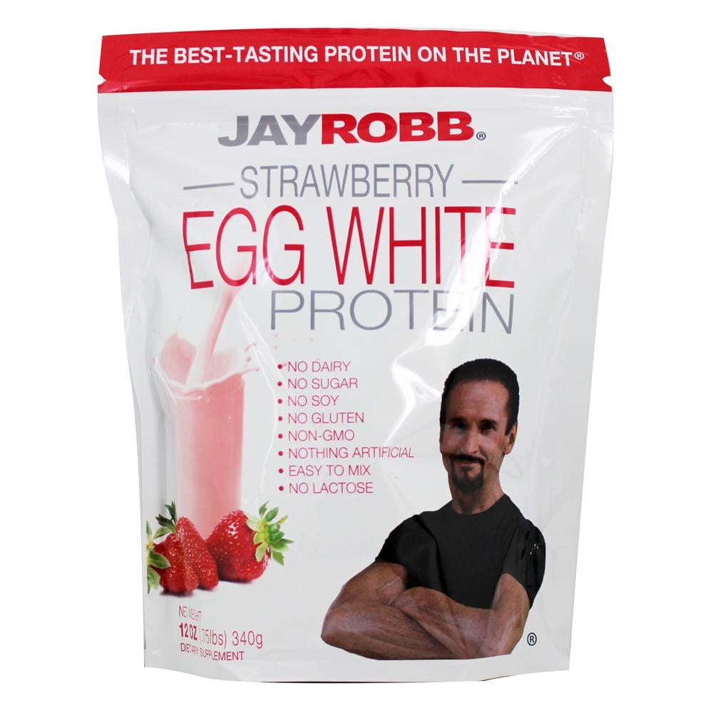 Jay Robb Egg White Protein Powder Strawberry 12 oz. Walmart Canada