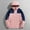 Pink, variant on Babysbule Winter Coats for Women Women Detachable Cap And Windproof Thick Three-in-one Jacket Outdoor Sports Warm Jacket Tops