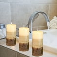 thumbnail image 6 of Meltone Pillar Candles, Scented Candle, Set of 3 Vanilla Cupcake Aromatherapy Candles for Home Scented, Woman Gifts, Bathroom, Spa, Wedding (3 × 6"), 6 of 7