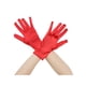 thumbnail image 1 of Guantes de satén de color sólido INSPIRE CHIC de dedo completo, de longitud hasta la muñeca, guantes cortos para mujeres, rojos, talla única, 1 of 6
