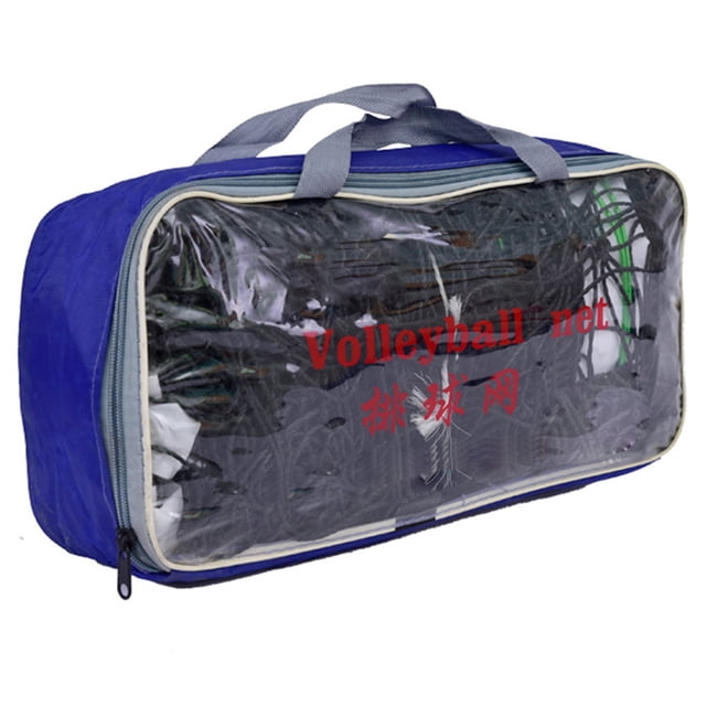 Filet de Volleyball pour Plage Extérieure, Filet de Volleyball PE Filet Robuste Filet de Volleyball Bordure en Polyester Filet de Volleyball Performance Puissante