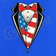 thumbnail image 3 of Tee Hunt American Flag Tuxedo T-Shirt Funny 4th of July Stars and Stripes Mens Shirt, Yellow, X-Large, 3 of 5