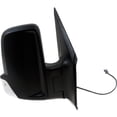 thumbnail image 2 of For Mercedes-Benz Sprinter 2500/3500 2010-2017 Door Mirror Passenger Side | Manual Glass/Folding | Fits 2500/3500 | Standard | w/ Signal | Textured Black | CH1321381 | 191275760727, 68009988AA, 2 of 5