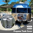 thumbnail image 5 of Jeiento American Flag RV Propane Tank Cover Horse Travel Trailer Dust Cover,Waterproof Double 30 Lb Propane Tank Cover for Camper Trailer,All Weather Protection Blue Sky, 5 of 7