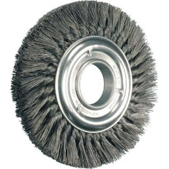 Advance Brush 410-82283 4 Inch Standard Twist Knot Wheel .014 Ss Wire 5-8-11