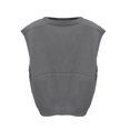 thumbnail image 5 of Women's 2026 Lightweight V-Neck Knit Sweater Vest Sleeveless Ribbed Casual Tank Top Spring Business Casual Pullover,Gray XL, 5 of 5