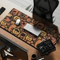 thumbnail image 2 of Long Mouse Pads for Desk,Halloween Crazy Pumpkins Pattern Desk Mats on Top Of Desks, Desk Mouse Pad Extra Large with 3mm Non-Slip Base and Stitched Edge for Gaming,Office,Work,Home 35.4"x15.7", 2 of 6