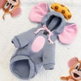 thumbnail image 3 of Pet Clothes Dog Hoodie Sweatshirts Cute Mouse Cheese Puppy Costume Soft Thickening Warm Pup Pajamas Cold Weather Sweater for Small Medium Dogs Cats Doggie, 3 of 6
