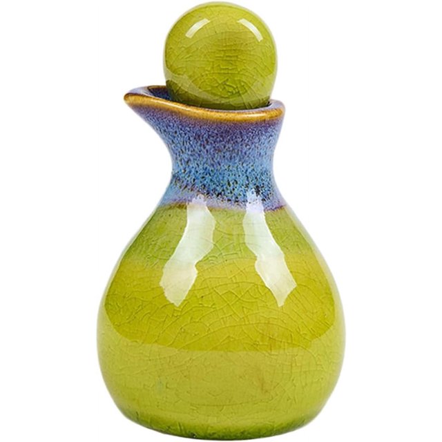 HUGFEGWE Ceramic Seasoning Container Ceramics Oil Dispenser Ceramic Liquid Containers Condiment Pot Soy Sauce Pourer Japanese Soy Sauce Dispenser Olive Oil Cruet Essential Oil Dish Sauces CJCA-134722