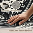 thumbnail image 6 of ODIKA 9'x12' Washable Area Rug Bold Abstract Marbled Motif Inspired Patchwork Cow Snack Spotted Playful for Master Suite, California King, Under Bed, Non-Shedding, Easy Care, 6 of 7