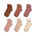 thumbnail image 2 of Nike Dri-FIT Everyday Plus Cushioned Training Ankle Socks - 6 Pack - Size Large - Mineral Clay, 2 of 2