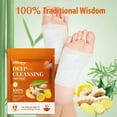 10/12/16pcs Detox Foot Patches Ginger Cleansing Foot Pads Remove