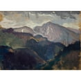 thumbnail image 3 of Jan Stanislawski 18x14 Black Modern Framed Museum Art Print Titled - Landscape from the Tatra Mountains (circa 1903), 3 of 5