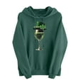 thumbnail image 4 of 2026 St Patricks Day Sweatshirt Women Hooded Heart Sleeve Sweatshirts Shamrock Hoodie Irish Lucky Holiday Pullover Length With Pockets, 4 of 6
