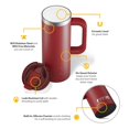thumbnail image 7 of RTIC 20 oz Ceramic Lined Insulated Road Trip Travel Mug, Leak-Resistant Lid, Black Cherry, 7 of 7