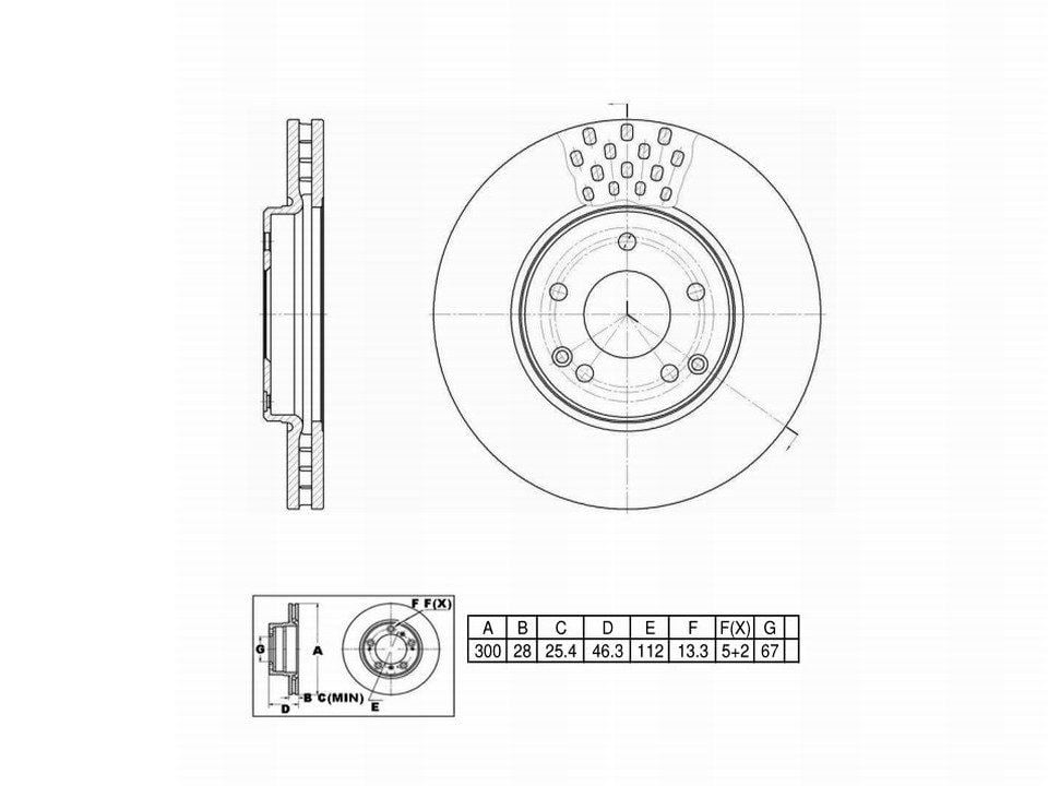 Winstop Brake Rotor, Front WS240242, Mercedes-Benz C240 2005-2003