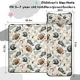 thumbnail image 5 of Football Equipment Checkered Pattern Toddler Nap Mats for Kids Preschool,Sleeping Mat Bag or Kids,Toddler Sleeping Bag,Toddler Nap Mat or Daycare, 5 of 6