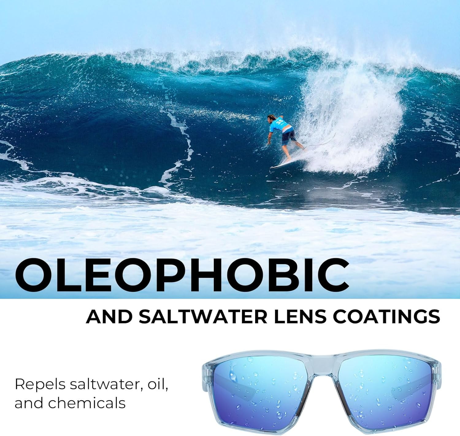 KastKing Polarized Sport Sunglasses, UV Protection Osage