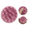 thumbnail image 4 of Unique Bargains 1 Pc Round Hair Shampoo Brush for Head Massage 2.91"x3.15" Pink, 4 of 6