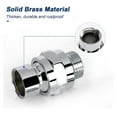 thumbnail image 3 of Taplcvy Adjustable Shower Head Swivel Ball Adapter, Universal 360° Shower Connector with Leak-Proof Design, Solid Metal Joint Extension for Handheld & Fixed Shower, 3 of 7