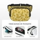 thumbnail image 5 of Fotbe Flower Cangurera Cuadrada con Estampado de Doble Capa, Bolsa de Cintura Ajustable Mini para Hombres y Mujeres, 5 of 9
