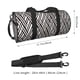 thumbnail image 2 of Easygdp Black White Stripes Bolsa de Viaje, Bolsa de Mano, Bolsa de Gimnasio, Bolsa de Equipaje para Viaje, 2 of 6