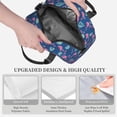 thumbnail image 3 of Lsque Plants And Flamingos Pattern Lunch Bag ,Insulated Lunch Box, Small Leakproof Cooler Food Lunch Containers Reusable High Capacity Lunch Tote Bags, 3 of 7